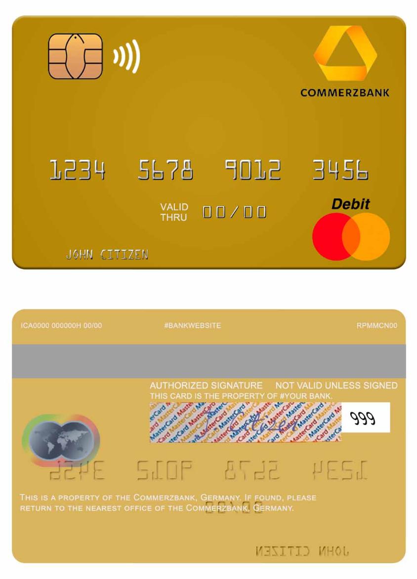 Germany Commerz Bank mastercard